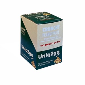 Uniq2go In Love Fıstık Ezmeli Protein Bar 32 g x 12 Adet
